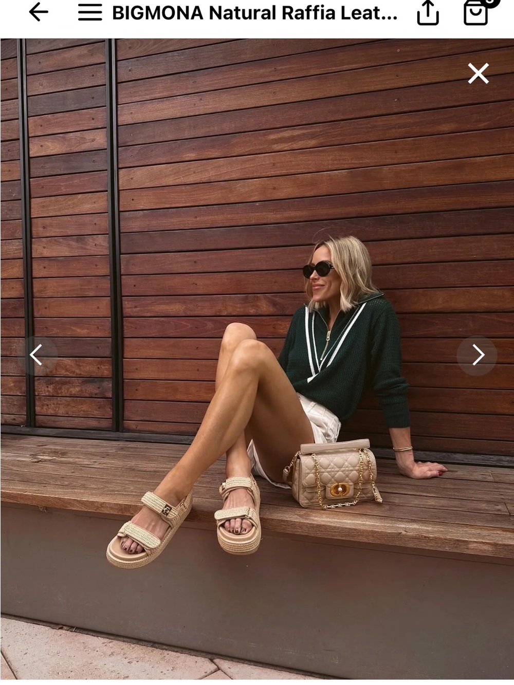 Steve Madden BIGMONA NATURAL RAFFIA